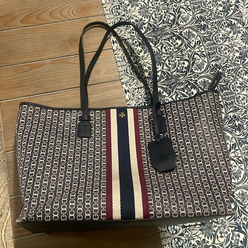 Tory Burch blue tote